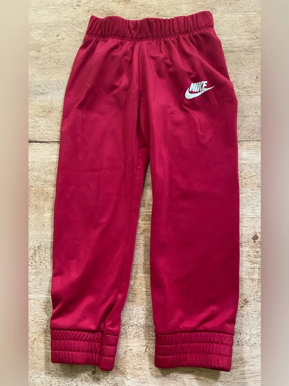 Nike Kids’ Sz 4T Red Poly Joggers